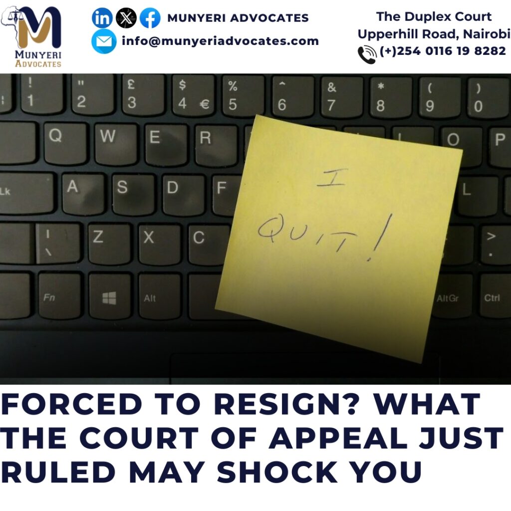 Forced to Resign? What the Court of Appeal Just Ruled May Shock You
